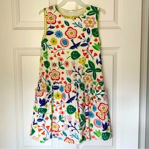 Mini Boden Cord Pinafore Dress 9-10Y